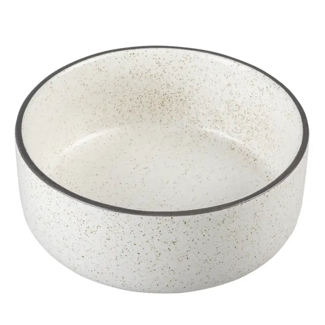 Duvoplus Keramiknapf Stone Speckle - weiß - 1500ml