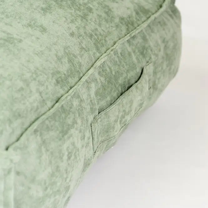 Duvoplus Kissen Velvet rechteckig - grün - 116x84x21cm
