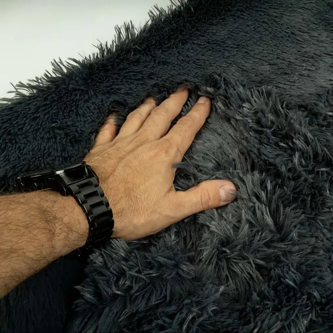 Duvoplus Liegematte Snug - dunkelgrau - XL - 107x71x7cm