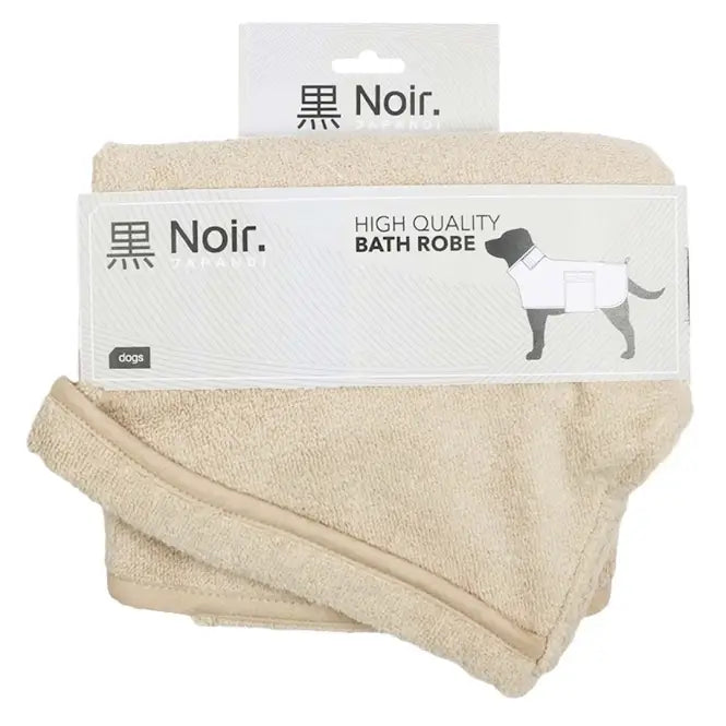 EBI Noir Japandi Bademantel - beige - XL - 78x43cm