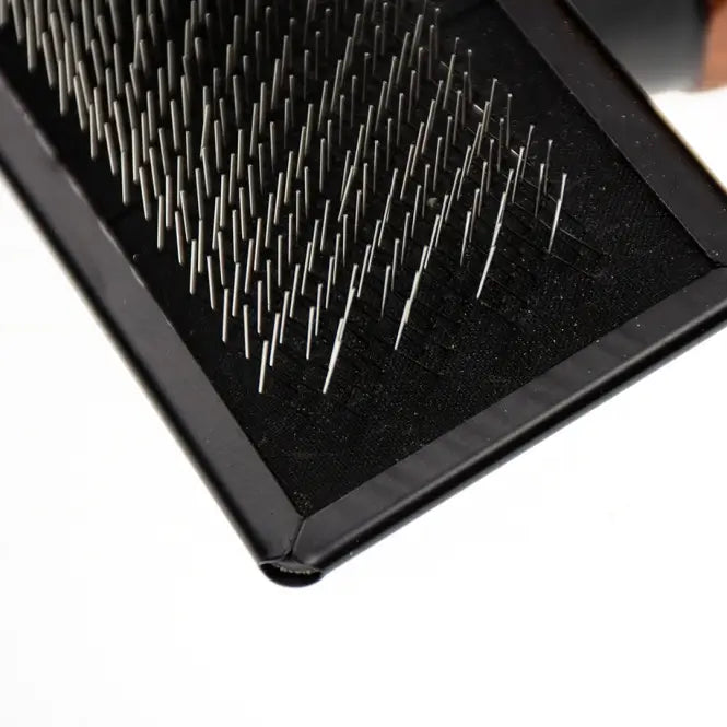 EBI Noir Japandi Slicker-Bürste - L - 18,5 x 11,5 x 3cm