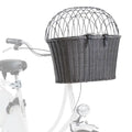 Trixie Front-Fahrradkorb aus Polyrattan