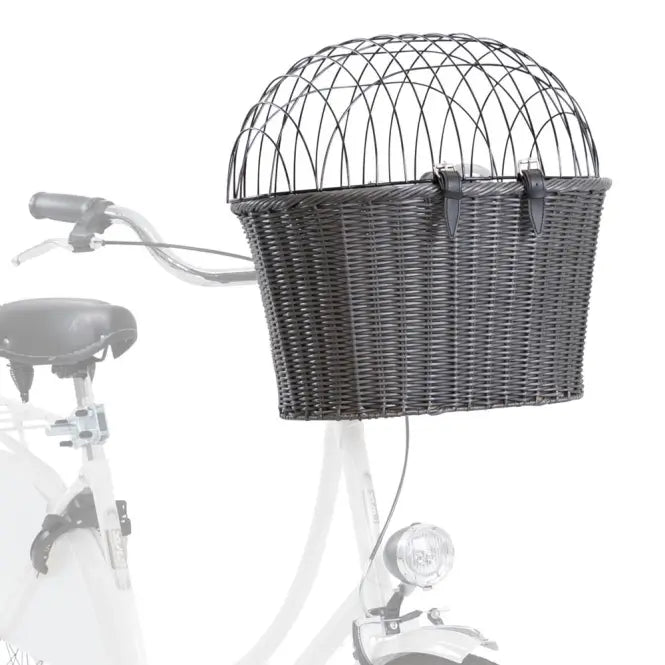 Trixie Front-Fahrradkorb aus Polyrattan