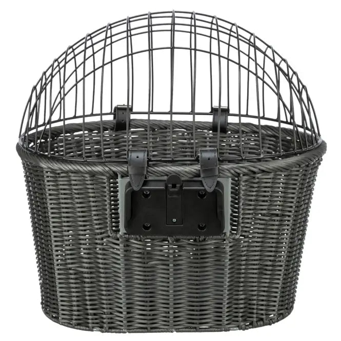 Trixie Front-Fahrradkorb aus Polyrattan