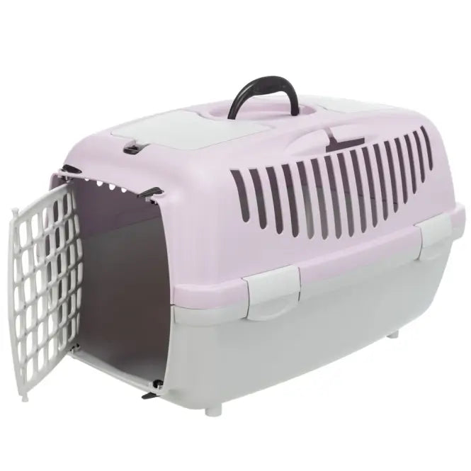 Trixie Transportbox Capri II - hellgrau/flieder